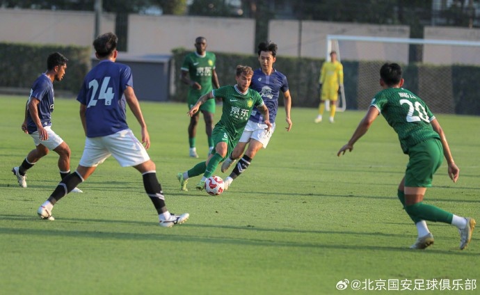 教學賽：北京國安1-1拉查武裏 曹永競助攻法比奧得分 ​​​